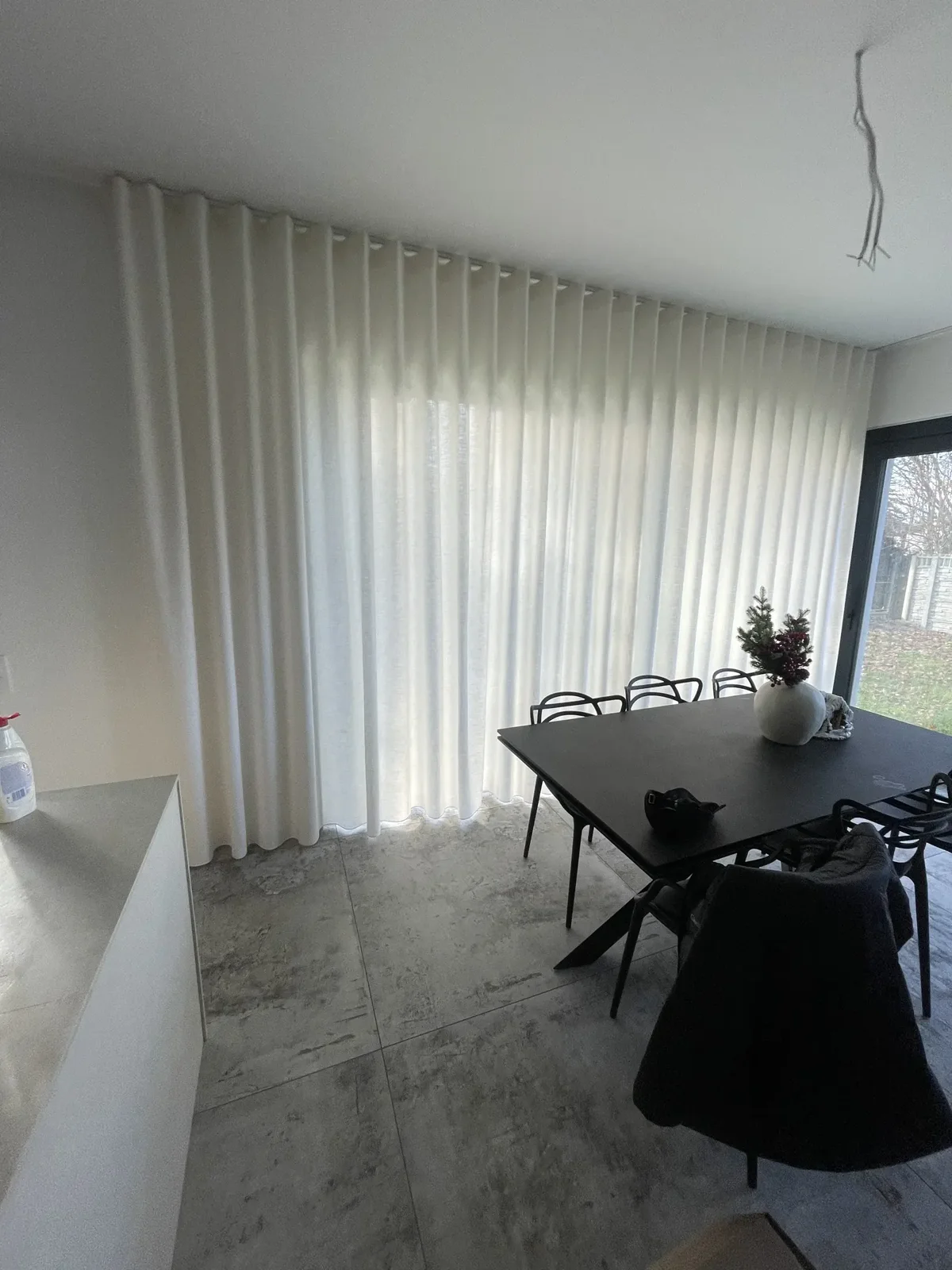 Realizacja: Firany wave — jadalnia — Łódź, Śródmieście