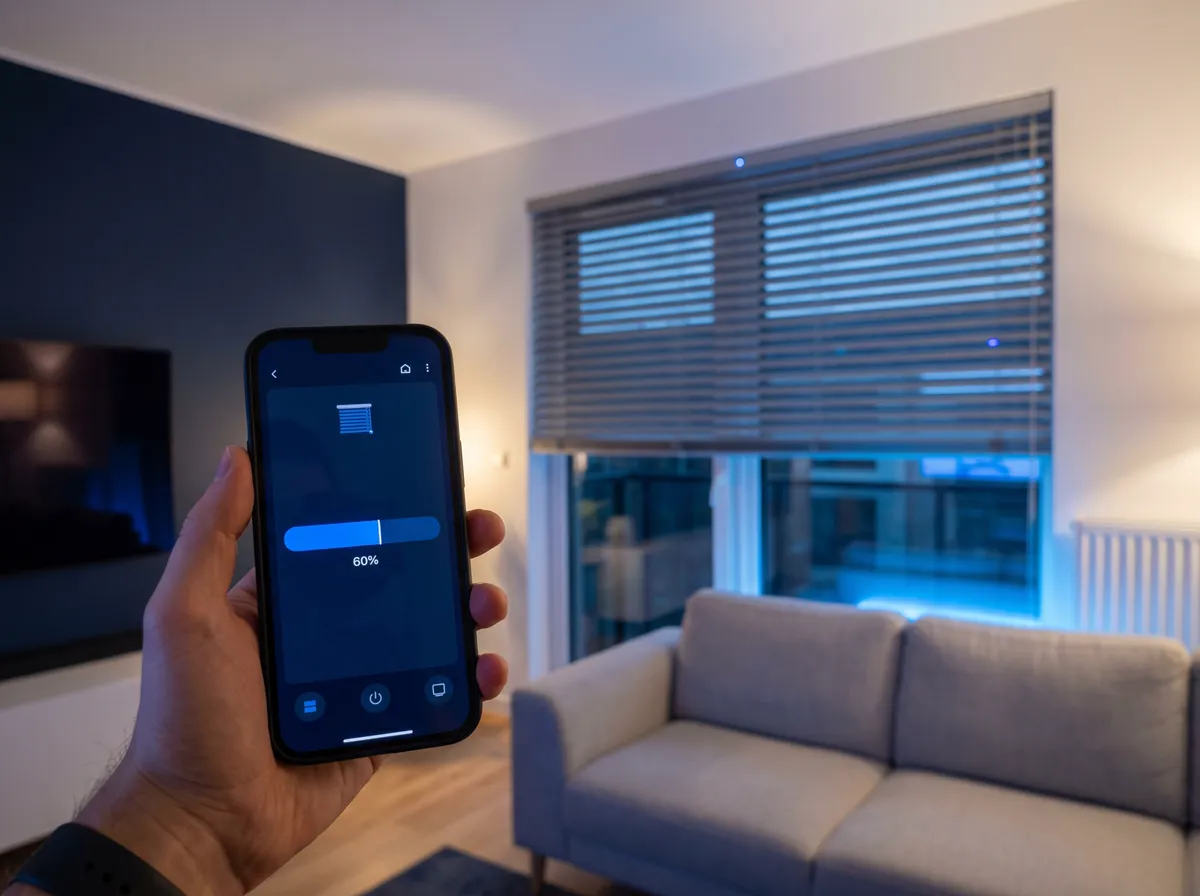 Żaluzje elektryczne motoryzowane Somfy — sterowanie aplikacją, Łódź